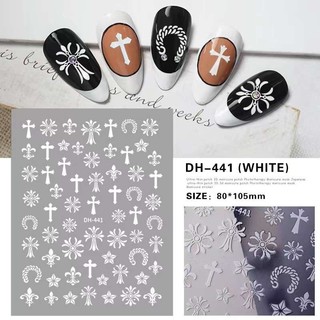 Sticker miếng dán móng tay sticker hình chữ thập