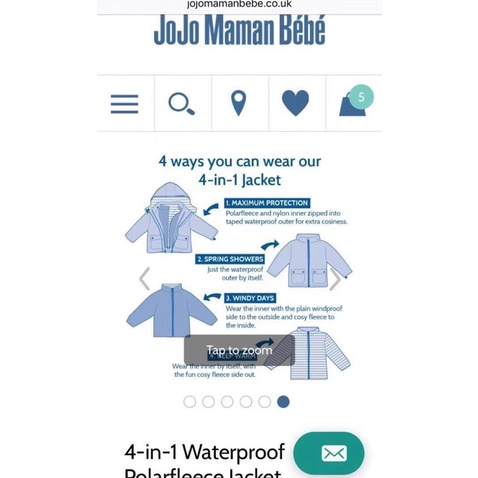 Size 12-18m Áo khoác Parka dư xịn bé gái 4in1 tách thành 2 áo rời nhau