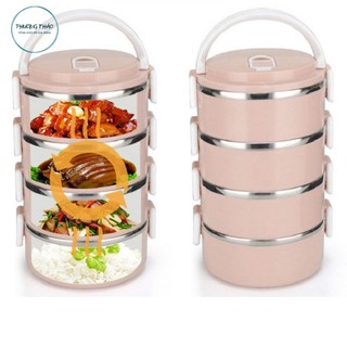 HỘP CƠM GIỮ NHIỆT 4 TẦNG LÚA MẠCH