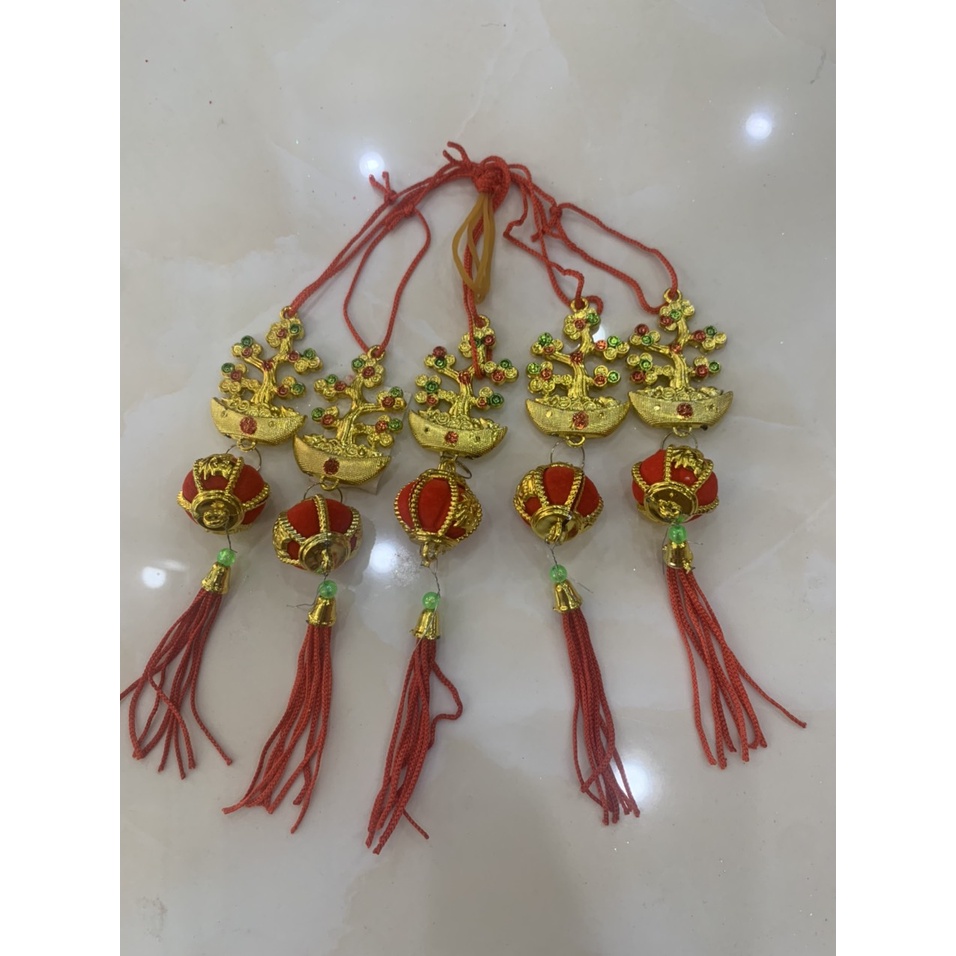 Dây treo trang trí tết đủ mẫu mạ vàng đẹp mắt