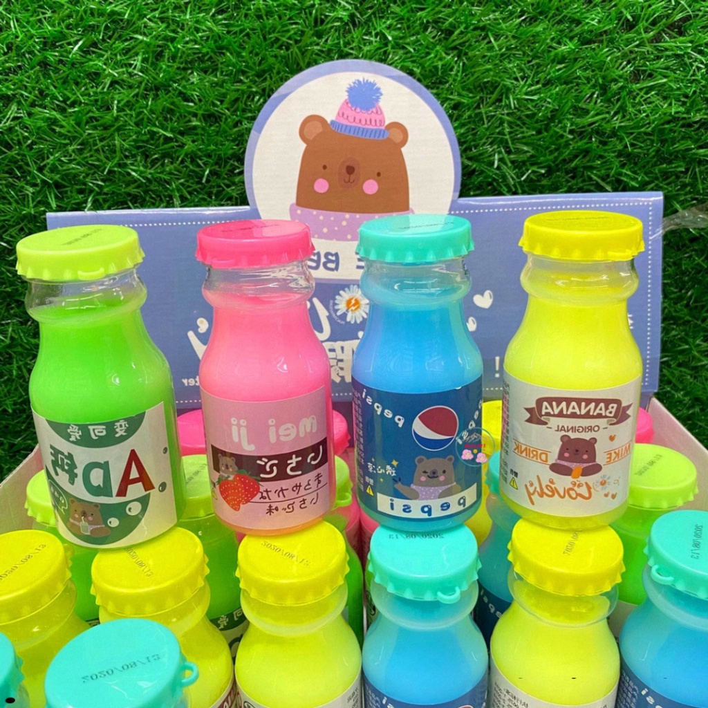 SLIME HÌNH BÌNH SỮA  SLAM DẠNG LỎNG lọ nước ngọt