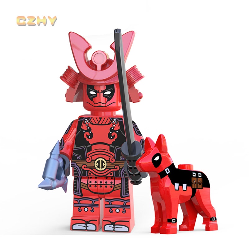 Wade Đồ Chơi Khối Xây Dựng Punk Hình Siêu Anh Hùng Chạy Xe Máy Wade Winston Wilson Dành Cho Trẻ Em