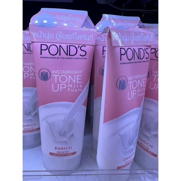 Sữa Rửa Mặt Pond s Trắng Da Mờ Thâm Sữa Rửa Mặt Làm Sáng Da Ponds Tone Up Milk Foarm 100g
