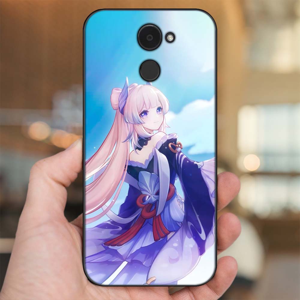 Ốp lưng Huawei Y7 Prime viền đen in hình Sangonomiya Kokomi Genshin Impact