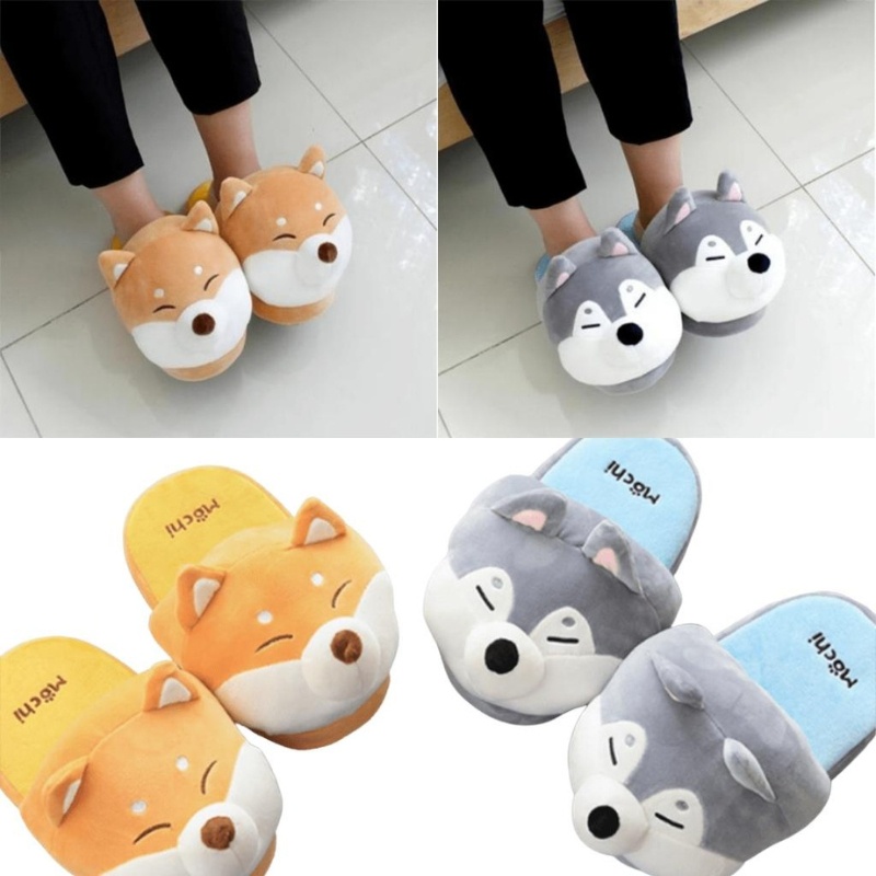 Dép bông đi trong nhà hình chó mochi MK009