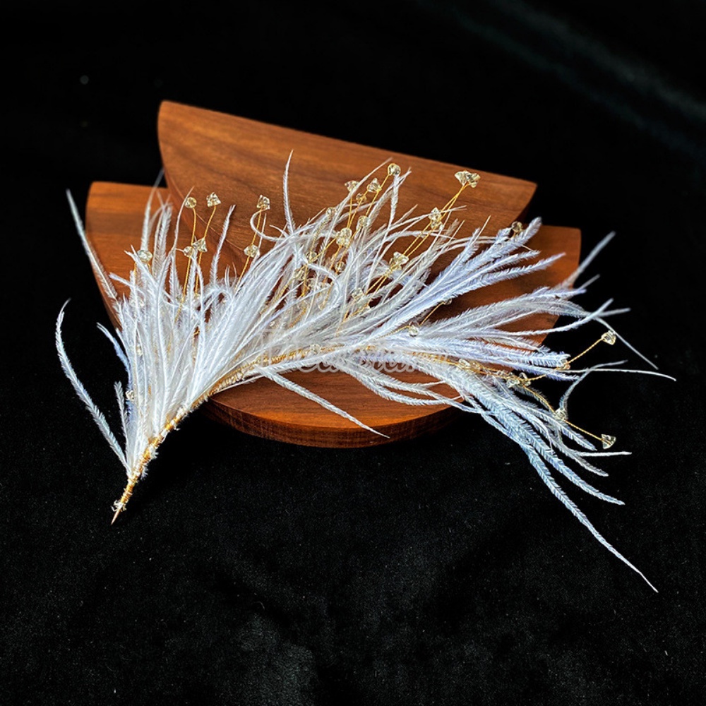 Kẹp Tóc Hình Lông Vũ Siêu Nữ Tính Thời Trang