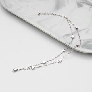 Lắc chân nữ LAMY Five Pointed Star Anklet Silver 9006