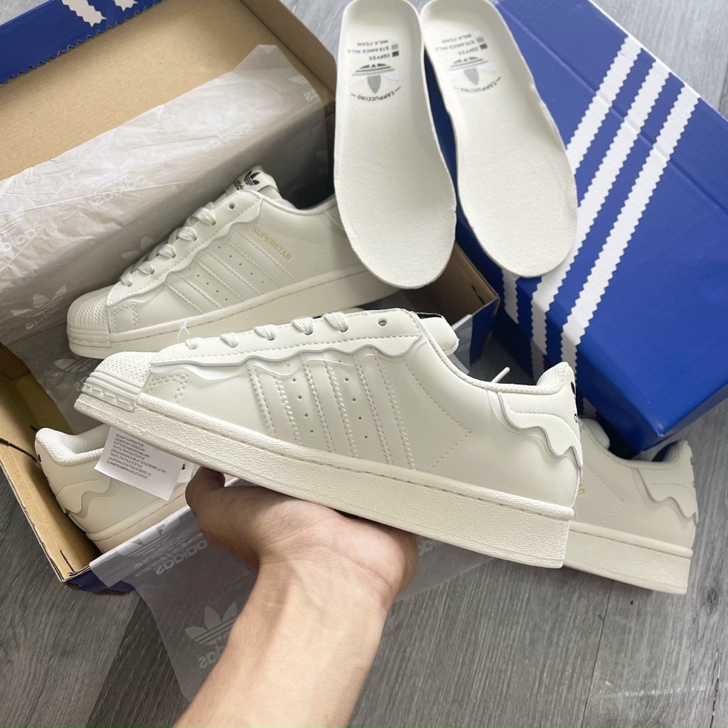 Giày Thể Thao Adidas Superstar Trắng, Giày Sneaker Adidas mũi sò bản S.Cấp full size nữ nam bản mới nhất 2022