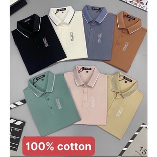 Áo thun nam cotton 100% hàng xuất khẩu _ áo cổ bẻ nam