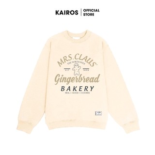 Áo sweater nỉ bông Kairos Mrs.Claus form rộng dài tay