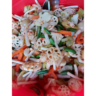 Dưa món kim chi Việt Nam nhà làm chua chua ít ngọt hộp 700g đặc sản Châu đốc