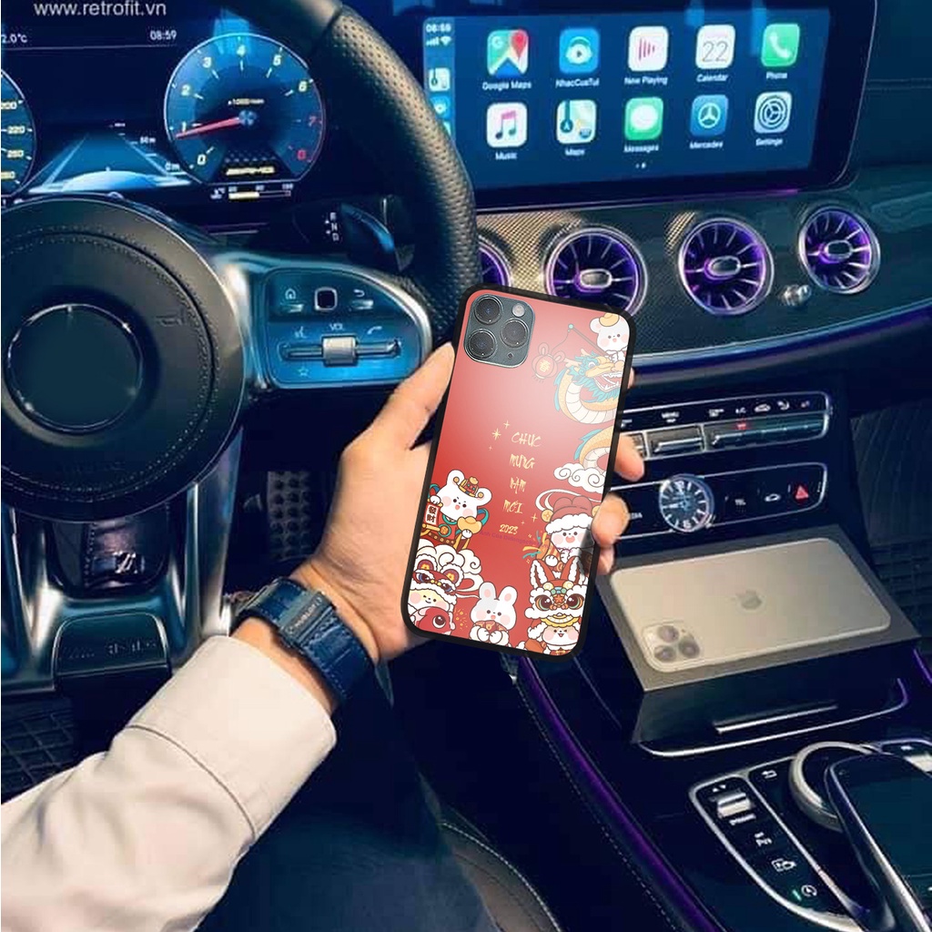 Ốp lưng Mặt Kính Tết Quý Mão 18 cho S amsung - O ppo - i Phone - R ealme TET18 - didongso