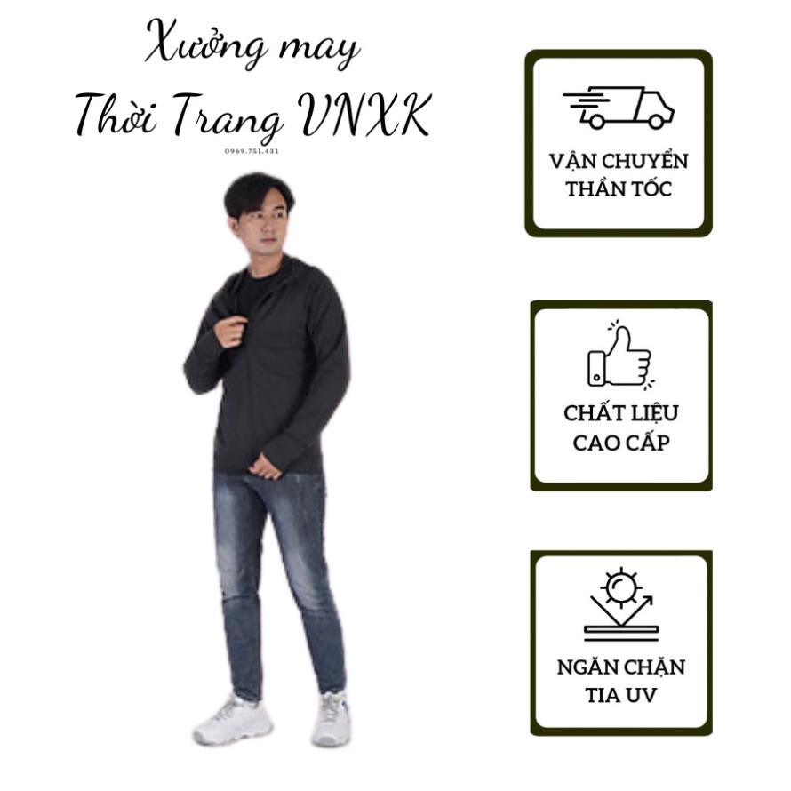 Áo chống nắng NAM thông hơi làm mát 1 lớp hàng VNXK