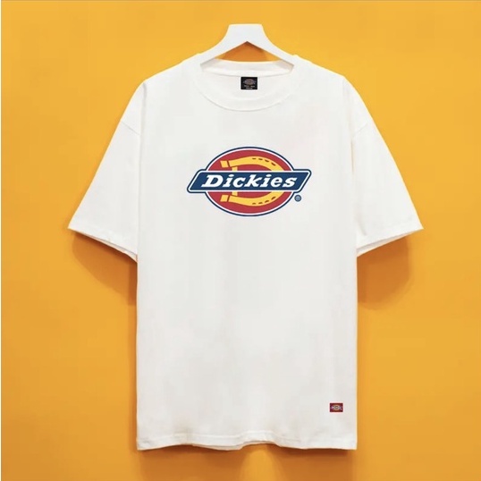 Áo thun Dickies Logo Cotton 2C dày mịn, áo phông unisex tay lỡ nam nữ form rộng