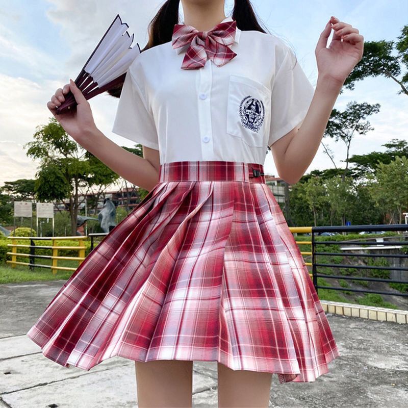Sét Váy Kẻ JK Nữ, Sét Học Sinh