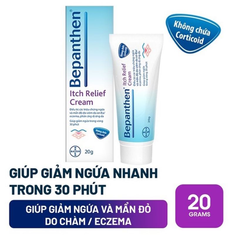 Bepanthen Itch Relief Cream giúp giảm ngứa do chàm 20g