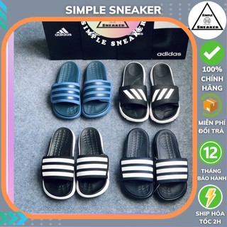 Dép Duramo Slides 🔴FREESHIP🔴 Dép Adidas Quai Dán Chính Hãng - Adidas Duramo SL Slides Chuẩn Auth FY8786