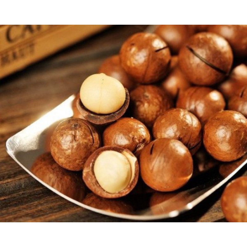 Hạt maca macca nứt vỏ Đắk Lắk 250gr - size đại - tặng kèm tách vỏ