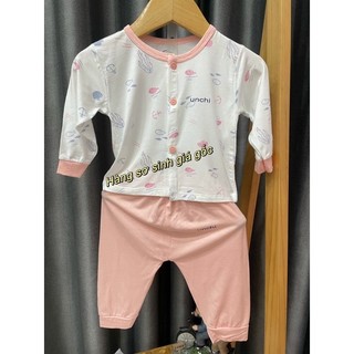bộ dài unchi cúc giữa quần màu petit