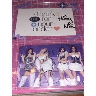 Card group, card otp black pink