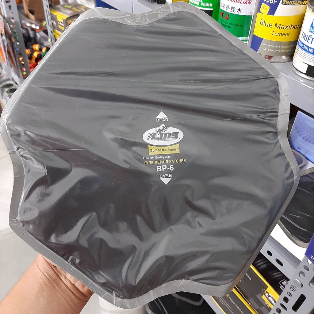 Miếng vá lốp xe tải bố chéo B6 LMS ấn độ (giá bán 1 miếng)