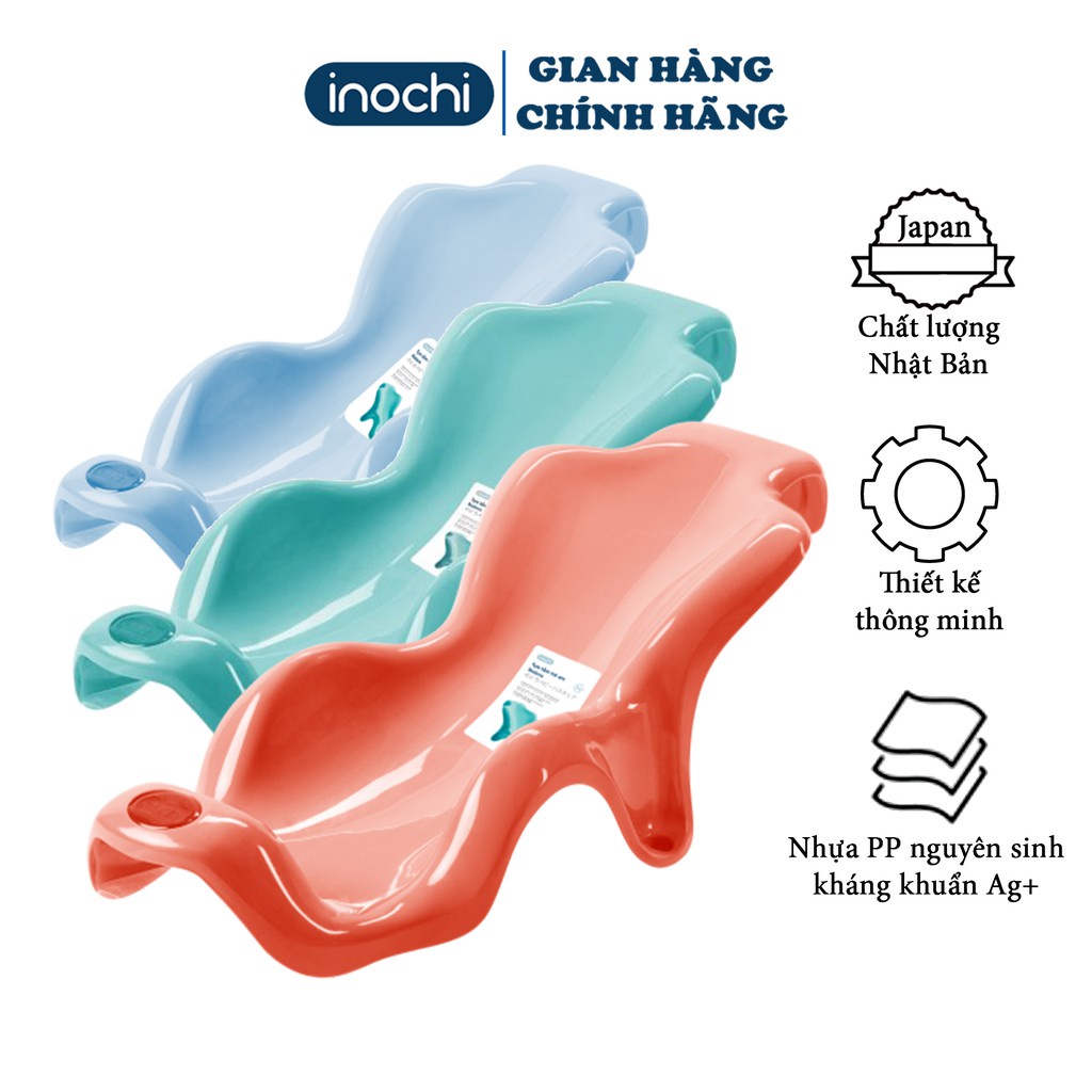 Tựa Tắm Cho Bé Notoro - Chính hãng INOCHI - Thiết Kế Chắc Chắn Chống Trượt Giúp Bé Thoải Mãi Vẫy Vùng
