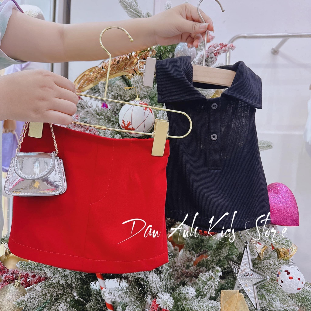 Áo Yếm 2 Màu Cho Bé D.A.K