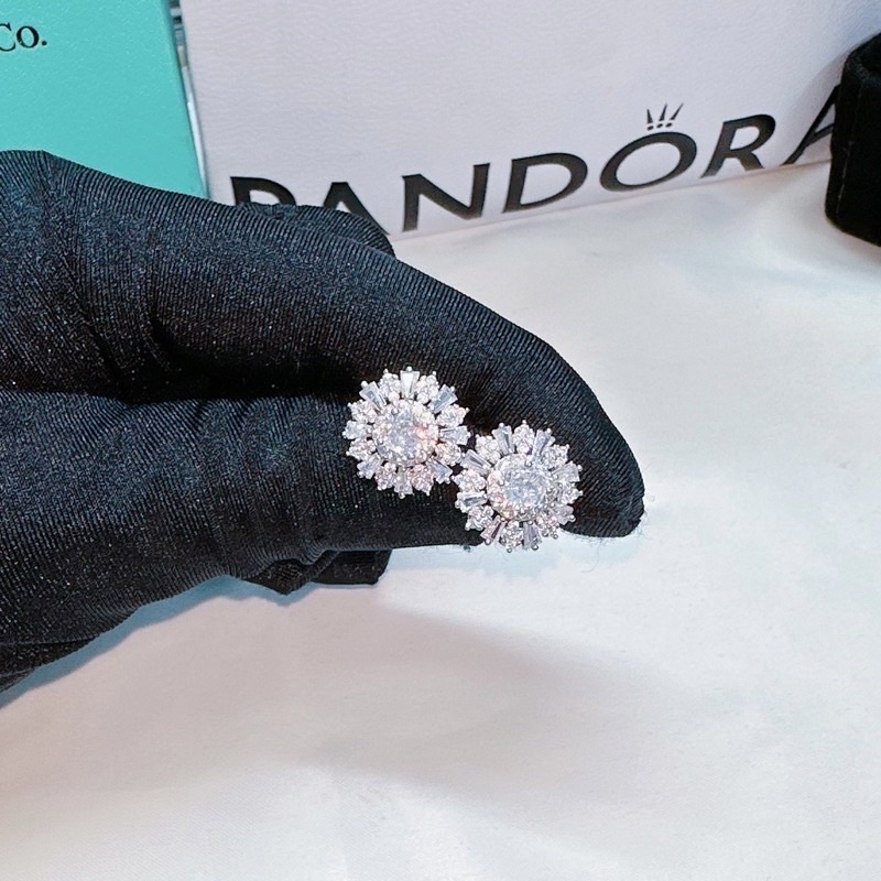 Bông tai hoa bagguet siêu sáng đi tiệc BH42