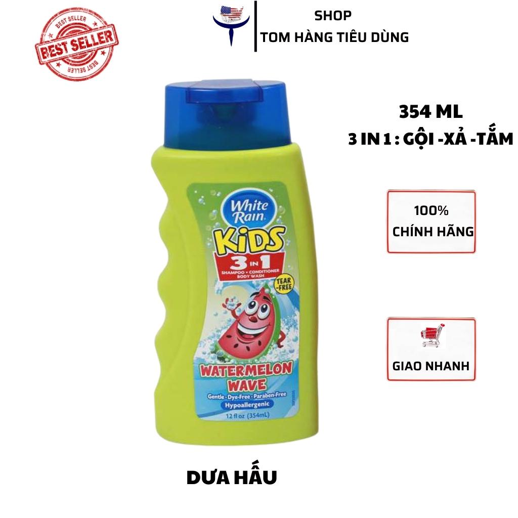 Sữa tắm cho bé White Rain Kids 3in1 354ml