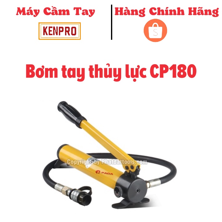 Bơm Tay Thủy Lực PADA CP180 Tay Bơm Thủy Lực dùng cho kích con đội thủy lực [BẢO HÀNH 6 THÁNG]