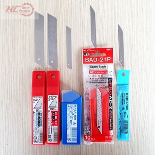 Lưỡi dao rọc giấy nt cutter bl1p, bl5ss, ba-160, bad-21p, bd-100 made in japan