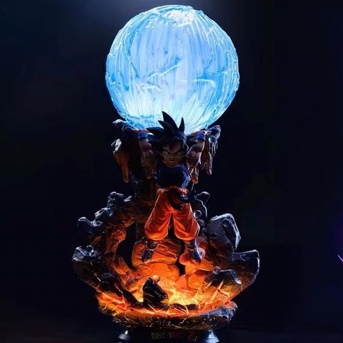 Mô hình nhân vật Dragonball Songoku bắn chưởng cực nét,có led sáng