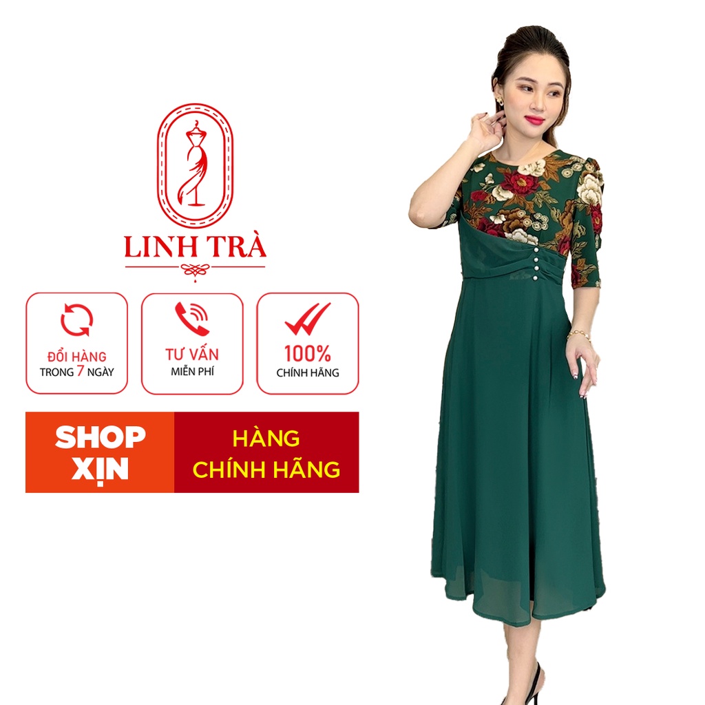 (TM 1123) Trẻ Trung Thiết Kế Trang Nhã Thanh Lịch Bigsize Đi Làm Đi Tiệc Cho Bà Cho Mẹ U50