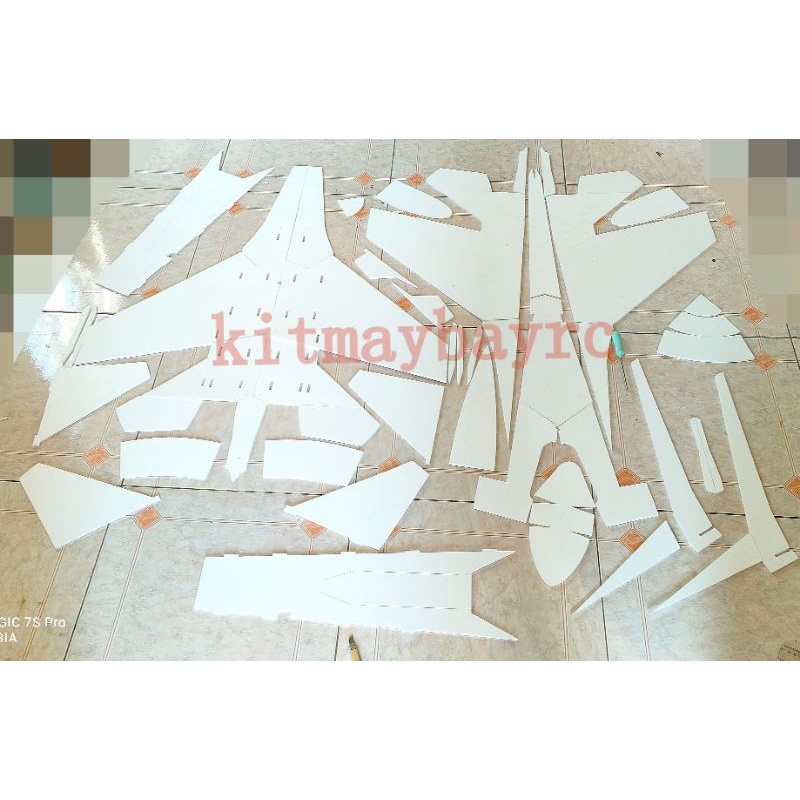 ❤Siêu Sock❤ bộ vỏ kit máy bay Su 30 biên dạng toàn thân sải 60cm -72 cm -90 cm