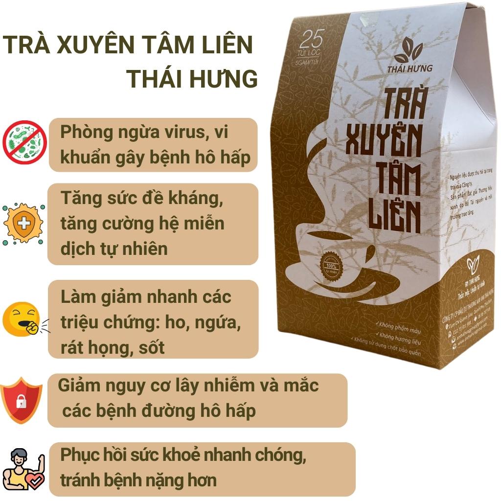 Trà Túi Lọc Thảo Dược Thái Hưng Nhiều Vị - Thìa Canh, Đinh Lăng, Giảo Cổ Lam, Cà Gai Leo, An Dạ, An Gút, Tía Tô