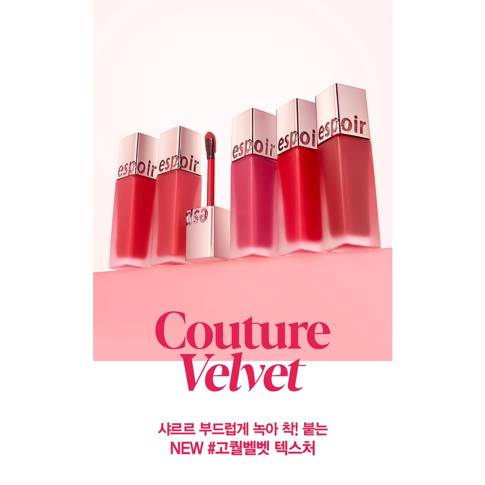 Combo 2 Cây Son Espoir Couture Lip Tint Velvet Calm In Mauve Set 8.5gr + 3gr