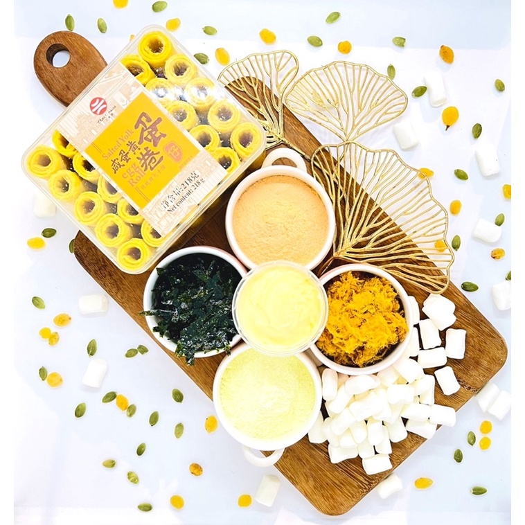 Set Nguyên Liệu Làm Bánh Ống Đài Loan Cuộn Chà Bông Rong Biển