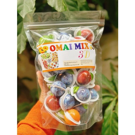 Kẹo Omai trái cây 3d 500g Lhyfood đồ ăn vặt hà nội