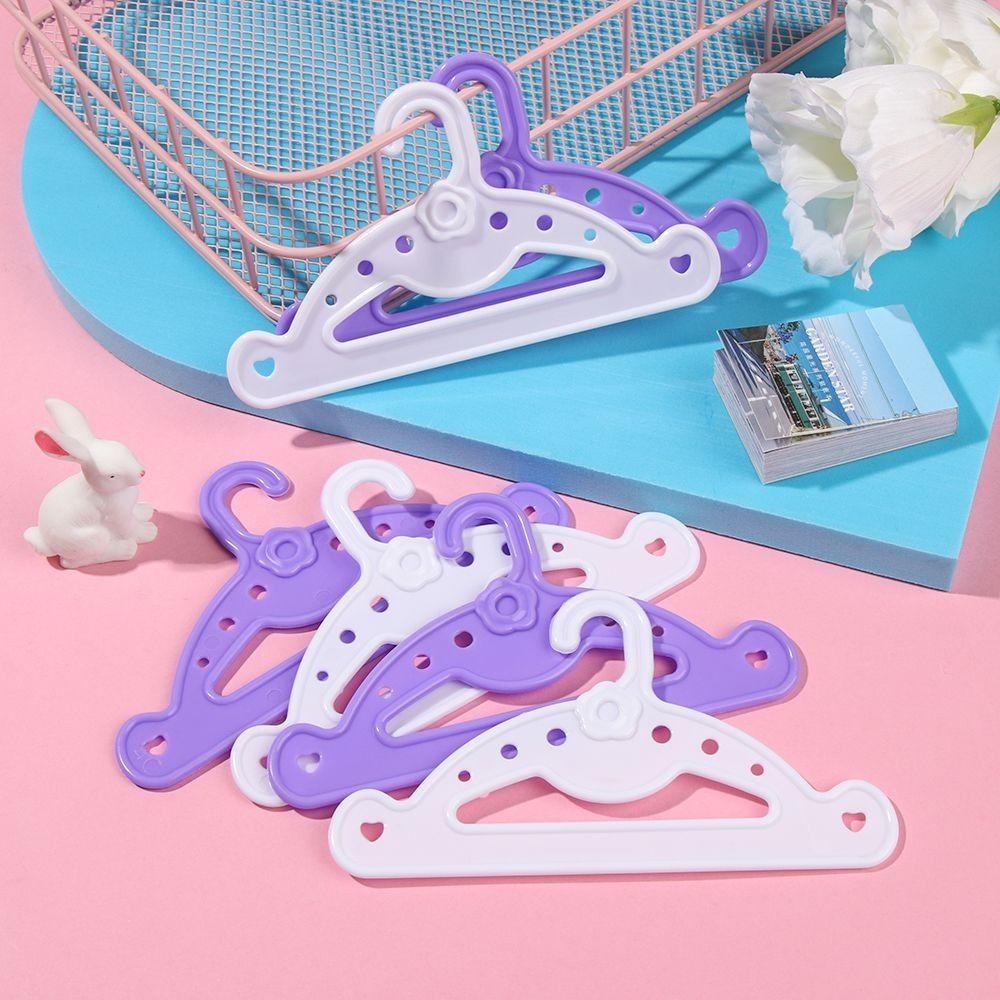 MOCHO Set 5 Móc Treo Búp Bê Em Bé Kích Thước 18 / 43Cm Màu Xanh Lá / Hồng / Tím Dễ Thương
