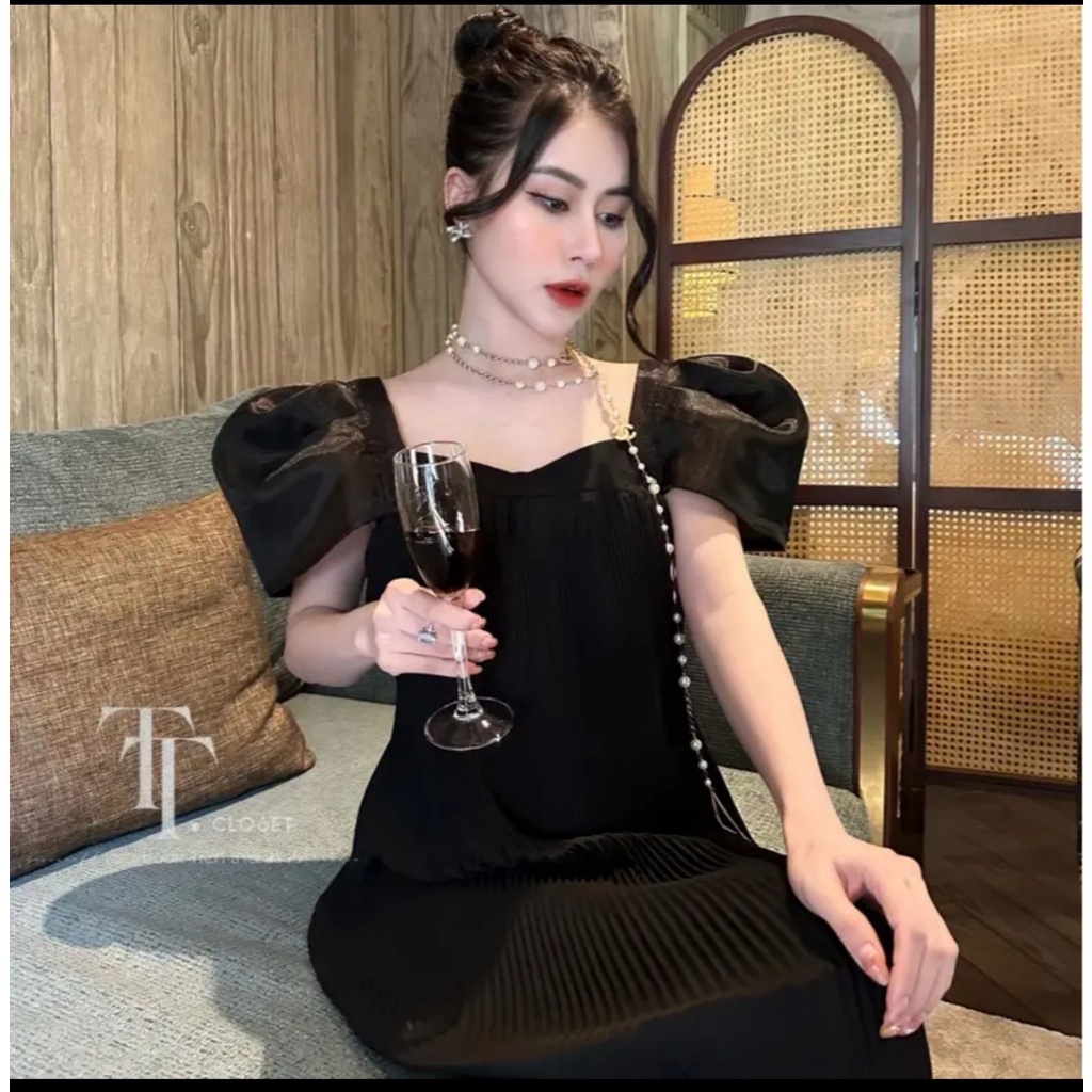 Váy Nhung Tăm VOAN TiEN THANH CLOTHES
