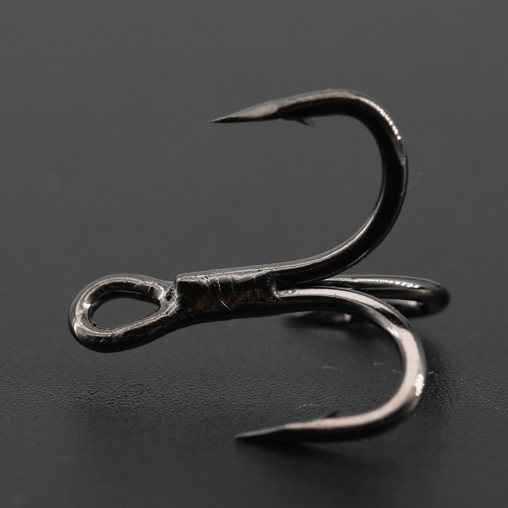 Bộ 6 Móc Câu Cá Ba Lưỡi Bằng Thép Carbon Mạnh Mẽ Cho Trò Chơi Câu Cá Big Fish Fish Fish Fish Salmon S2