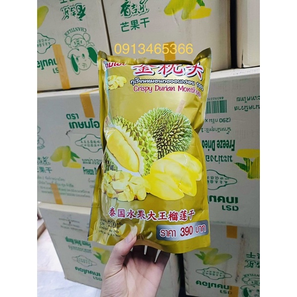 Sầu riêng sấy Thái Lan🇹🇭 gói to 210g h🎊🎊