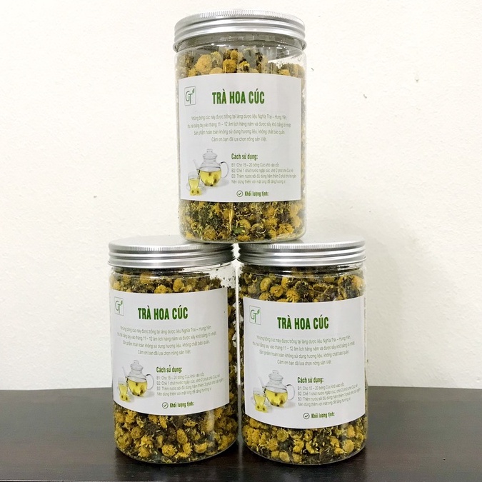 Trà Hoa Cúc Chi Nguyên Bông (Cúc Tiến Vua) Hàng Sấy Điện Loại 1 - Thức Uống Bổ Dưỡng, Chống Mất Ngủ Hiệu Quả