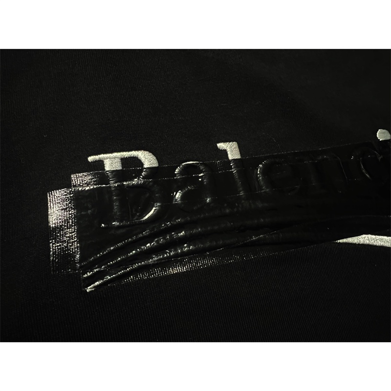 Áo Thun Tay Ngắn Màu Đen Thêu Logo Coke Wave Thời Trang Đường Phố Chất Lượng Cao