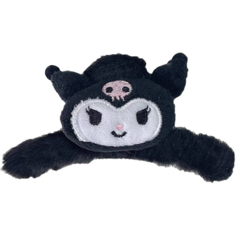 Kẹp Càng Cua Giả Lông Thú Màu Kẹo Thời Trang Thu Đông Cho Nữ