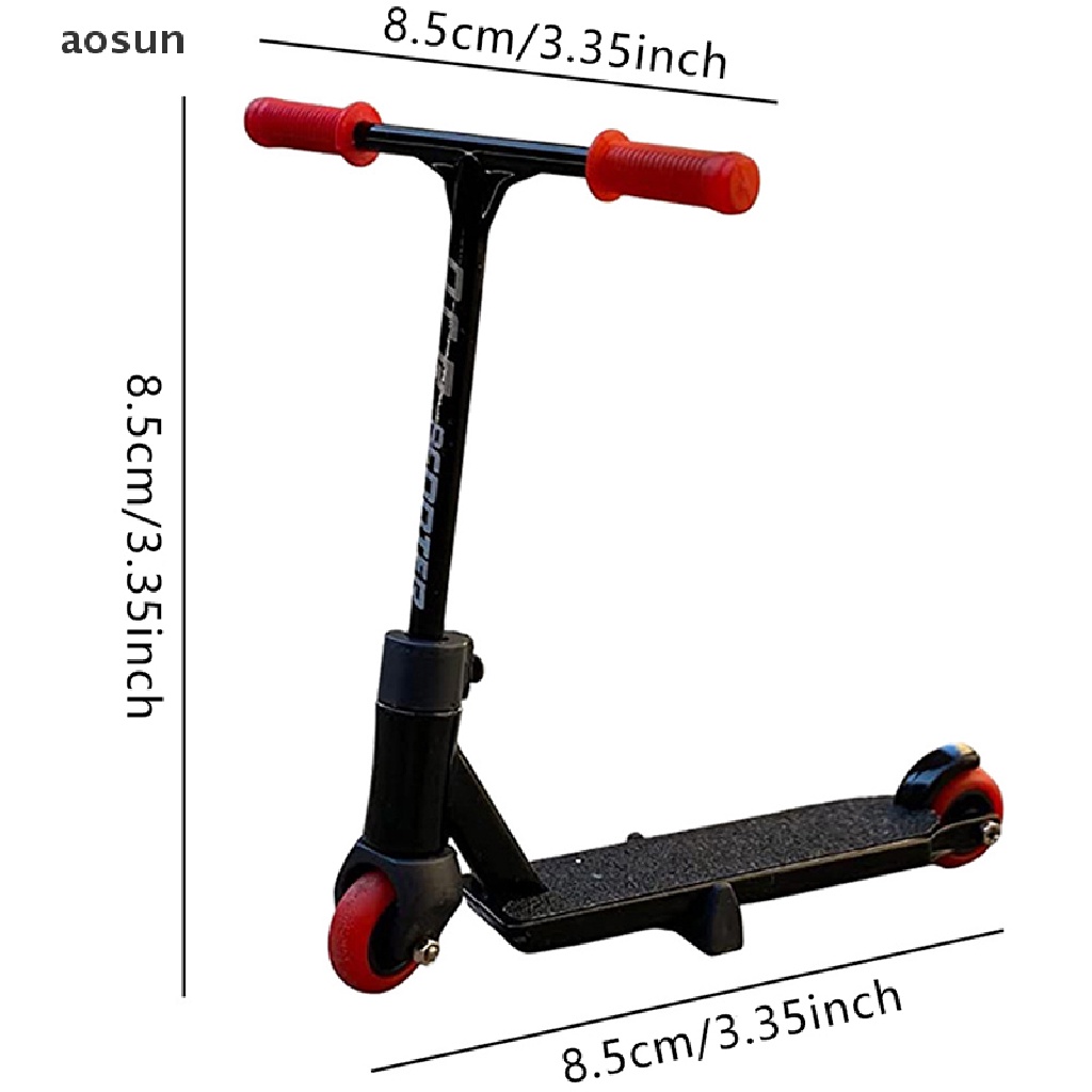 Aosun Bộ Ván Trượt Ngón Tay Mini Kèm Quần Và Giày Đồ Chơi Quà Tặng EN