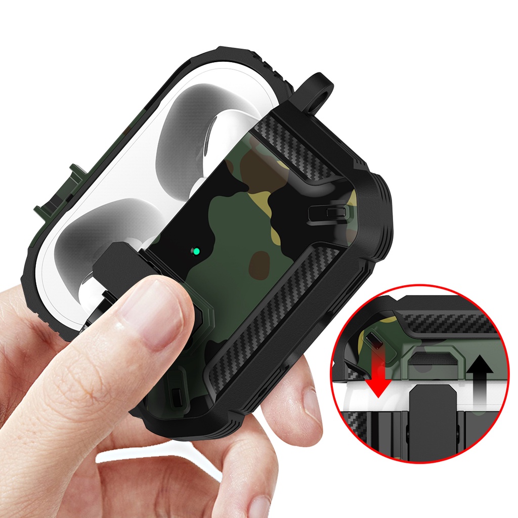 Vỏ Bảo Vệ Hộp Sạc Tai Nghe AirPods 1 2 3 Pro 2 2022 Apple Air Pod 3 Pro 2nd Gen Pro2 1 Bằng TPU Hình Công Tắc Sáng Tạo