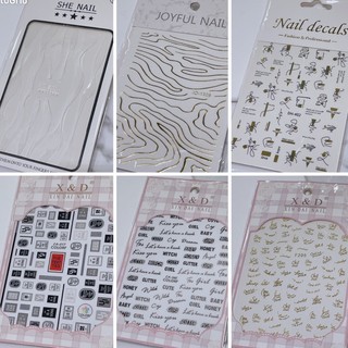 Sticker hình cute dán móng, miếng dán trang trí nail [THANH VY EDANA]