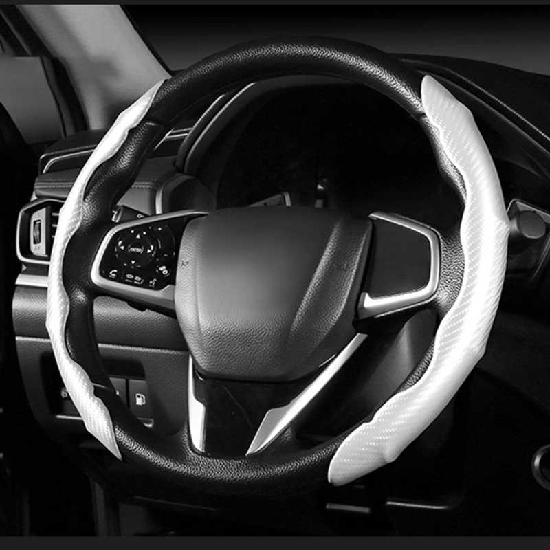 [3C] 1 Cặp Vỏ Bọc Vô Lăng Ô Tô Đa Năng Bằng Sợi Cacbon