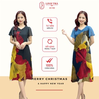 Đầm cao cấp sang trọng quý phái thanh lịch big size hàng hiệu thiết kế cho lứa tuổi u35-u65